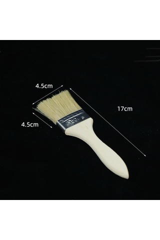 Moveevo Ahşap Saplı, Doğal Tüylü 3'lü Boya Fırçası Seti 20mm, 45mm, 67mm - Ev Tamiri, Yapı Projeleri Ve Sanat Çalışmaları İçin Dayanıklı Kullanim Çok Renkli