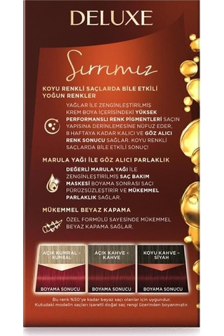 Palette Deluxe Yoğun Renkler 7 - 887 Ateş Kızılı X 2 Adet Saç Boyas