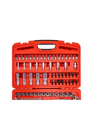 Ceta Form C20-96ph2 1/4"+1/2" 6 Köşe Lokma Anahtar Takımı 96 Parça