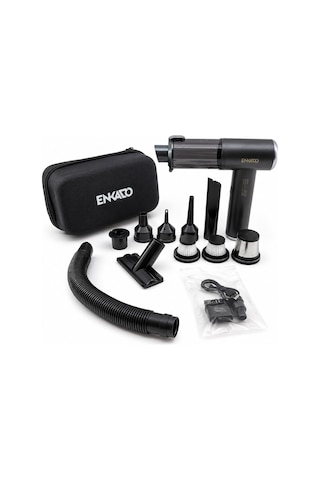 Enkado Ekd-sp10 El Tipi Basınçlı Hava Üfleme Ve Araç Süpürge Makinesi 100w 2ın1 17000pa 9 Başlık