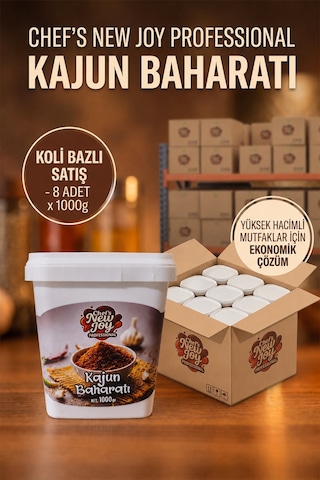 Kajun Baharatı 1000 G X 8 Adet - 1 Koli Koli Bazlı Avantaj Paketi