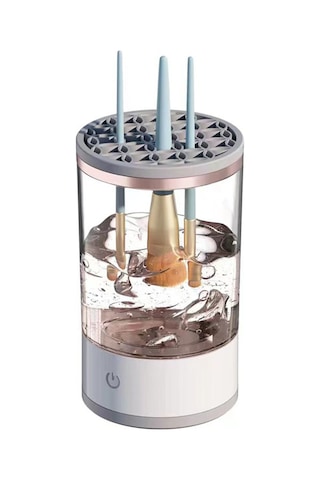 Yifomall "şeffaf Makyaj Fırçası Temizleyici - 7000 Rpm Hız Ve Ses Dalgası İle Derin Temizlik, Usb Güçlü, Saklama Özellikli"