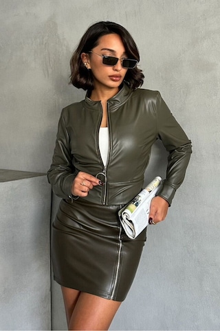 Verymoda Deri Mont F0443 Haki