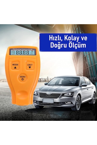 Valkyrie Dijital Kaplama Kalınlığı Ölçer 0-2000 Μm, Fe/nfe Modu, Lcd Ekran