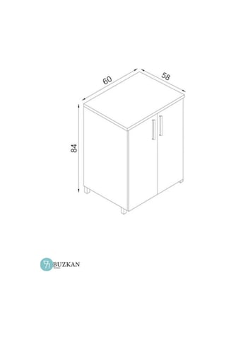 Buzkan %100 Mdf Pratico Solo Ocak Modülü