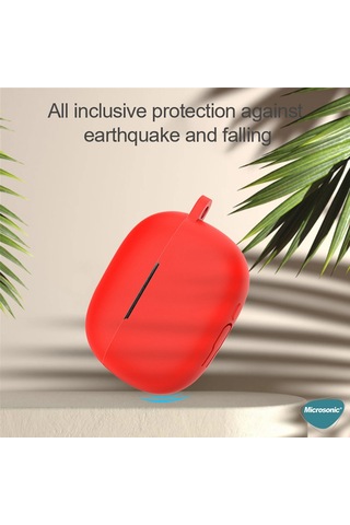 Microsonic Xiaomi Flipbuds Pro Mat Silikon Kılıf Siyah