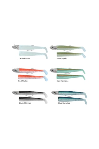 Gt-bio Combo + Body Roller Shad 85 - 4gr Silikon Yem - Black Shiner