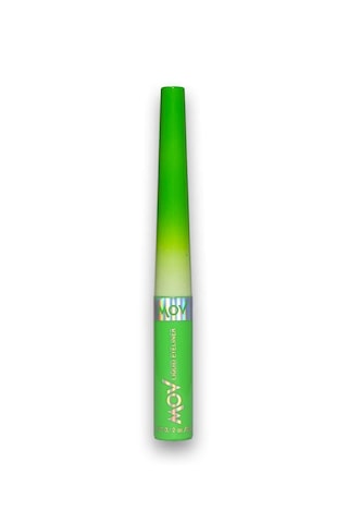 Mov Likit Eyeliner Yeşil 3,5 G Parlak Kalem, Suya & Tere Dayanıklı Yeşil