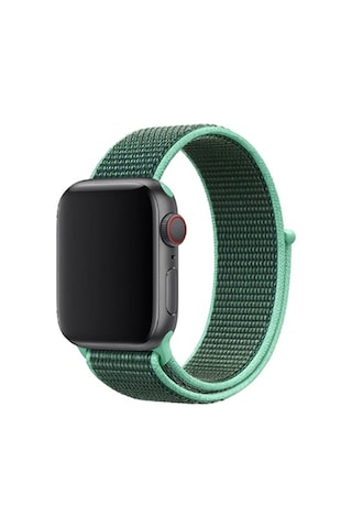 Apple Watch 42mm Uyumlu Krd-03 Hasır Kordon - Pomegranate
