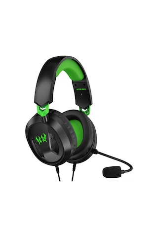 Ruicoo Kotıon Each G3100 Oyun Kulaklığı: 40mm Dinamik Sürücü, 360 Döner Mikrofon, Ps5/ps4/switch Uyumlu, Siyah-yeşil