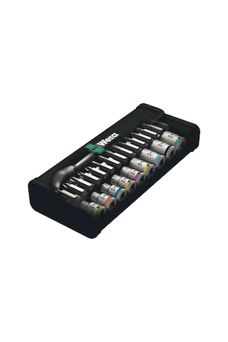 Wera 8100 Sa 8 Mafsallı Metal Cırcırlı Zyklop Karma Set 1/4" 050