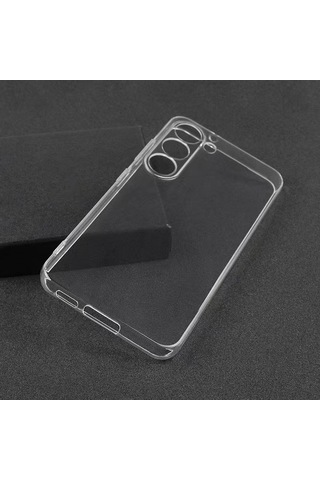 Samsung Uyumlu Galaxy A14 Kılıf Zore Süper Silikon Kapak Renksiz