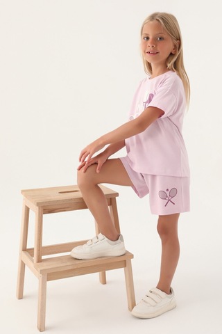 Rolypoly Tennis Club Mor Kız Çocuk Şort Takım 5274-43135 Mor