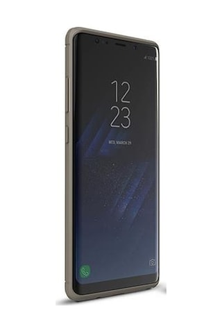 Galaxy Note 8 İle Uyumlu Kılıf Room Silikon Gri