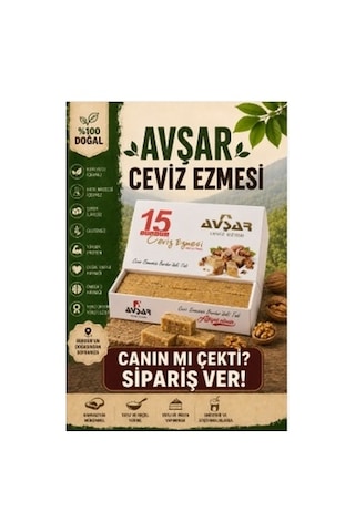 Avşar Burdur Ceviz Ezmesi 1 KG