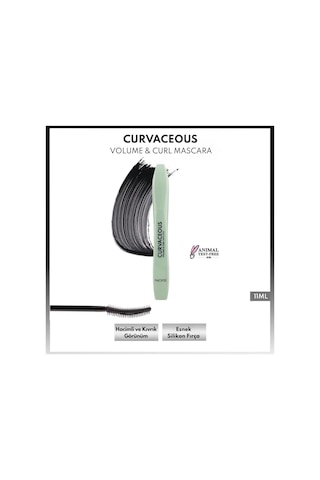 Note Cosmetics Curvaceous Hacim ve Kıvırma Etkili Maskara - Siyah