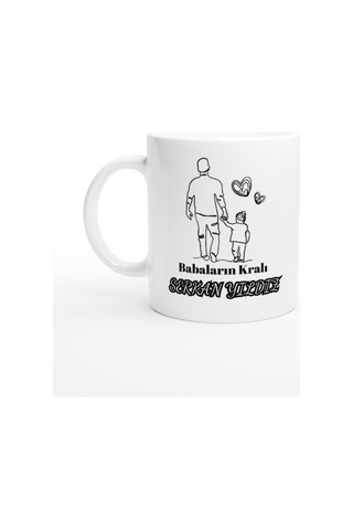 Babalara Özel İsim Baskılı Kupa Bardak