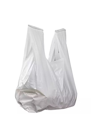 Büyük Boy Beyaz Poşet Şarküteri Market Poşeti 1 KG 29 x 57 CM 50'li