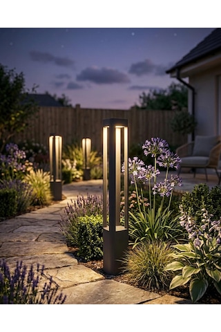 Ack Ag43-02302 7w 80 Cm 3000k Günışığı Dallas Alüminyum Led Bahçe Armatürü Diğer