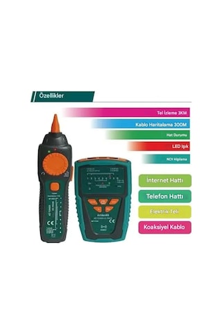 Proskit Mt-7028 Network Kablo Test Cihazı Prob Kit