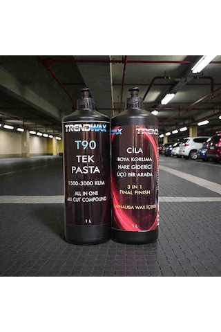 Trendwax 2li Set Tek Pasta Ve Koruyucu Cila Wax 1 Litre