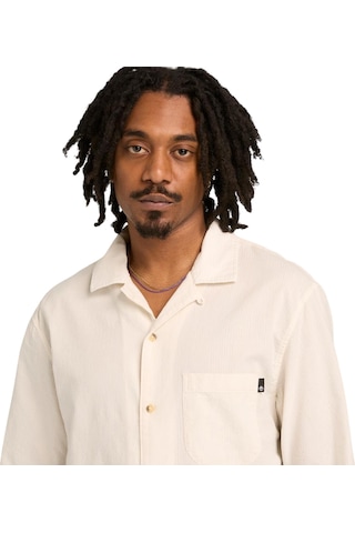B0a44b5cn01-r Timberland Ss Seersucker Resort Shirt Erkek Gömlek Krem B0a44b5cn01-r
