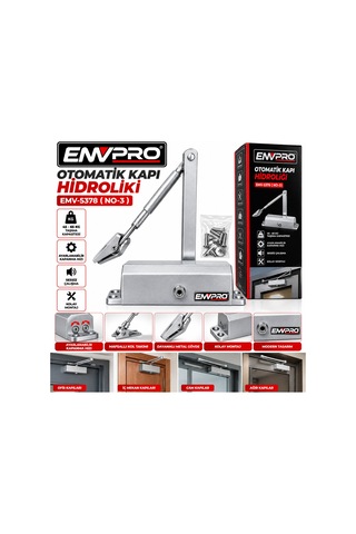 No-3 Otomatik Kapı Hidrolik 45-65kg Emv-5378 Aklby-bsva58