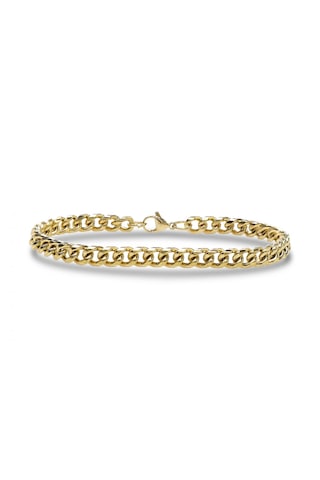 Erkek Ezme Mariner Çelik Zincir Bileklik 6mm 9265 Altın