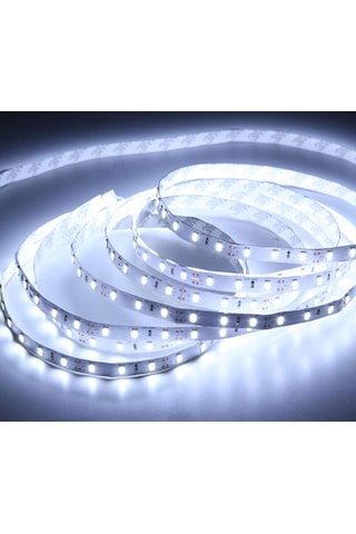Tek Çipli İç Mekan Silikonsuz Şerit Led | 5 Metre