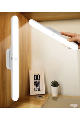 Akıllı Sensörlü Led Aplik Mıknatıslı Dimmerli Şarjlı Led Işık 3 Farklı Işık Hero Led Nova Led Lamba Siyah