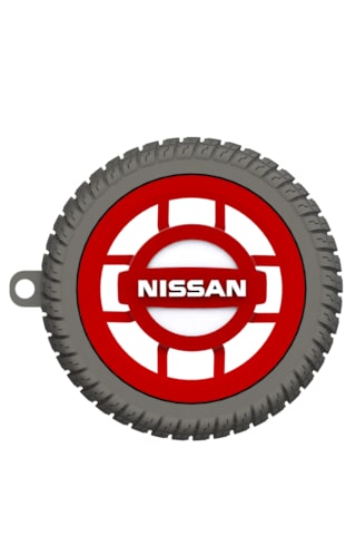 Nissan Uyumlu Özel Tasarım Anahtarlık - Premium Hafif Ve Dayanıklı Kırmızı
