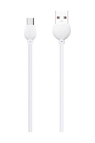 Awei Cl-62 2 İn 1 2.5a Usb-c / Type-c Şarj + Veri Aktarma Alüminyum Alaşımlı Çift Taraflı Girişi Veri Kablosu, Uzunluk: 1m Beyaz