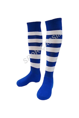 Tam Profesyonel Zebra Futbol Çorabı,Tozluk,Konç Kırmızı-Beyaz