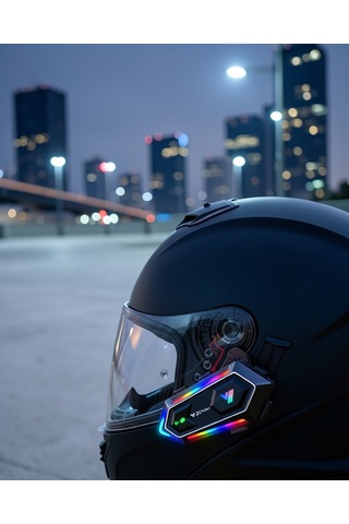 Kask İçi Bluetooth Kulaklık Bt5.3 25 Saat Pil Uczzzy20intercom-2