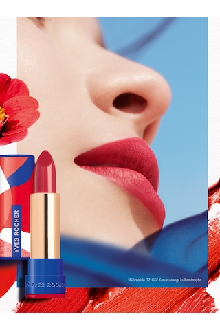 Yves Rocher Ultra Nemlendirici Yoğun Renkli Saten Ruj-15. Nar Çiçeği-3.8g-80865 15 Nar Çiçeği