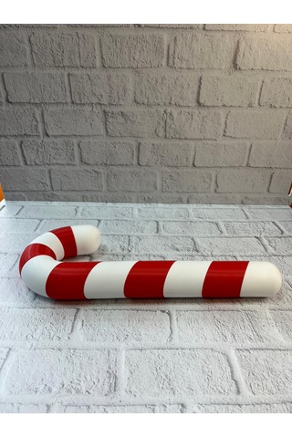 Yılbaşı Temalı Dekoratif Şeker Biblo Sıcak Salon Aksesuarı 13x34 Cm