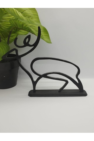 Geyik Masa Dekor Hediye Fikri Sanat Heykeli