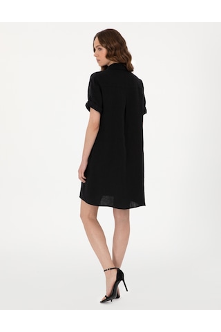 Pierre Cardin Kadın Siyah Elbise Dokuma 50309345-vr046