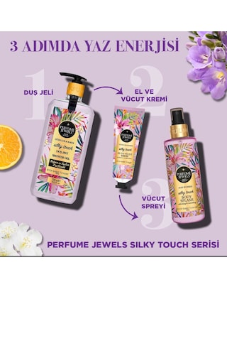 Eyüp Sabri Tuncer Silky Touch Duş Jeli 750 ML + El ve Vücut Kremi 50 ML + Vücut Spreyi 250 ML