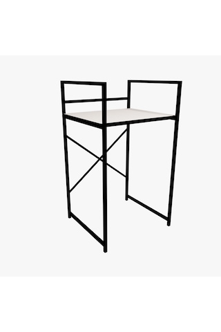 Banyo Rafı Çamaşır Ve Kurutma Makinesi Dolabı Beyaz 1624 Beyaz