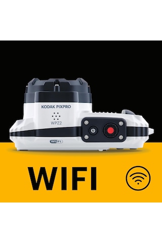 Kodak Pıxpro Wpz2 16 Mp Dijital Fotoğraf Makinesi 15 M Su Geçirmez, 4x Optik Zoom, Wi-fi, 1080p Full Hd Video İthalatçı Garantili