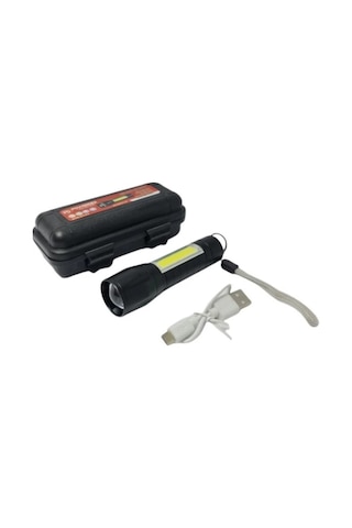 Powerdex Pd-5568 Plus Usb Şarjlı Mini El Feneri - Powerdex Siyah