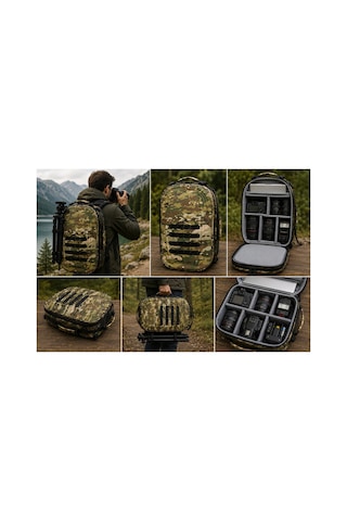 Att Photo Bag Kamuflaj Fotoğrafçılık Ve Kamera Ekipman Çantası Laptop, Dslr, Lens Ve Tripod Uyumlu Att Photo Bag Kamuflaj Fotoğrafçılık Ve Kamera Ekipman Çantası Laptop, Dslr, Lens Ve Tripod Uyumlu