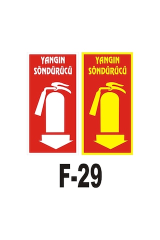 Fosforlu & Düz Levha Ysc Levhası Yangın Söndürme Cihazı Burada