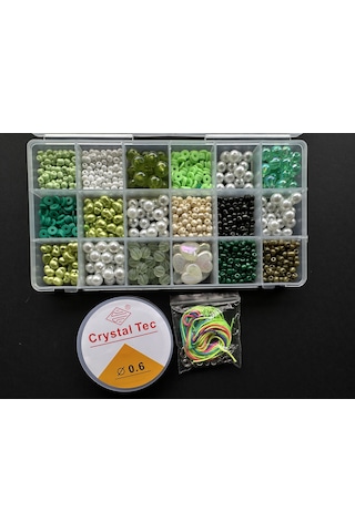 18 Gözlü Yeşil Renk Hobi Yapım Seti