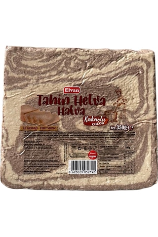 Elvan Kakaolu Tahin Helvası 350 G