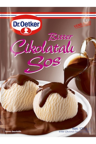 Dr. Oetker Bitter Çikolatalı Sos 122 Gr X 6 Adet