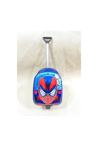 Spiderman Erkek Çocuk Kırmızı Çekçekli Anaokulu Sırt Çantası 3-6