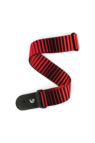 Planet Waves Optical Stripes Art P20S1507 Kırmızı Gitar Askısı