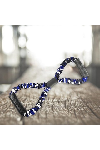 Maoyaya Dolıty 1 Adet Direnç Bantları Elastik Bant Spor Salonu Mavi Bilezik Formatında Mavi